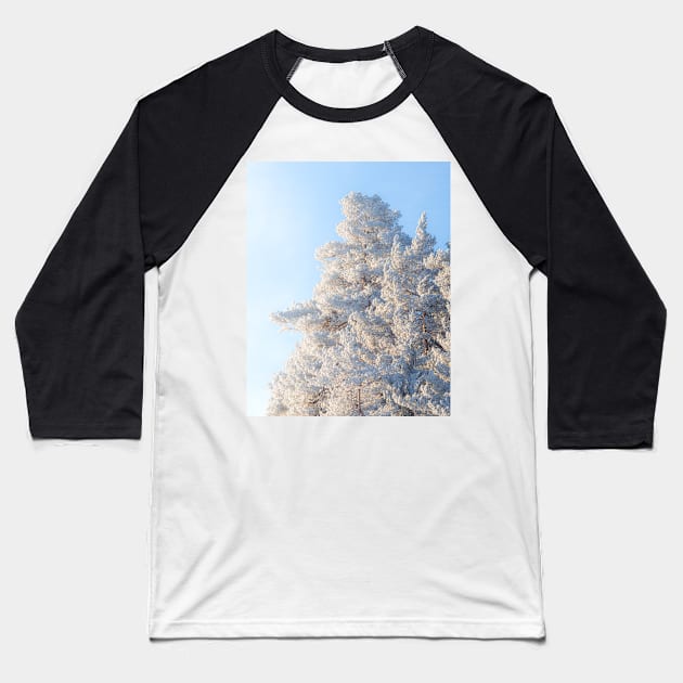 Winter tree Baseball T-Shirt by Juhku